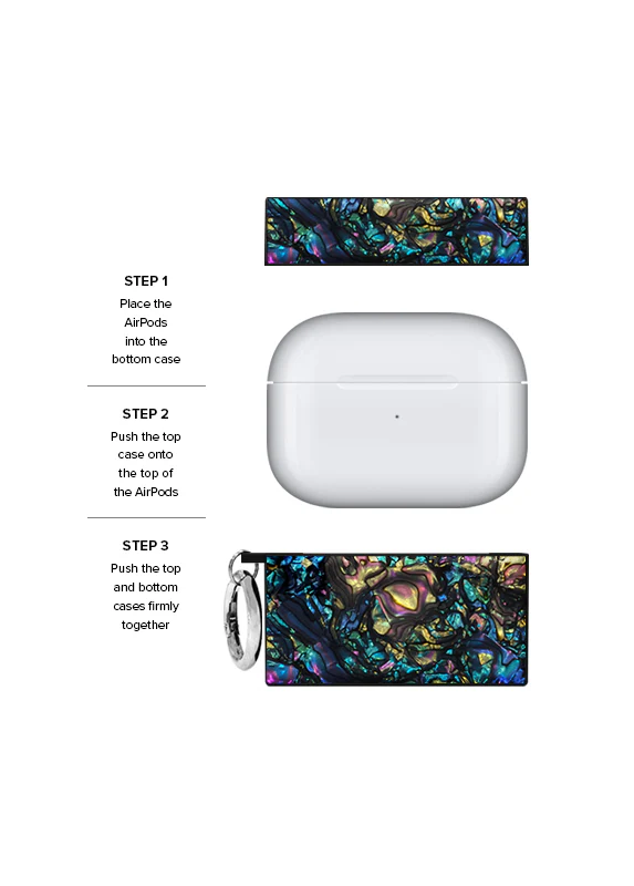 SQUARE® Abalone Shell AirPods Case - Image 5