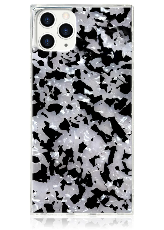 SQUARE® Black & White Tortoise Shell iPhone Case - Image 19
