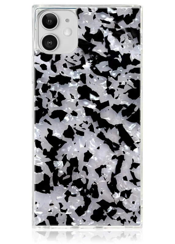 SQUARE® Black & White Tortoise Shell iPhone Case - Image 23