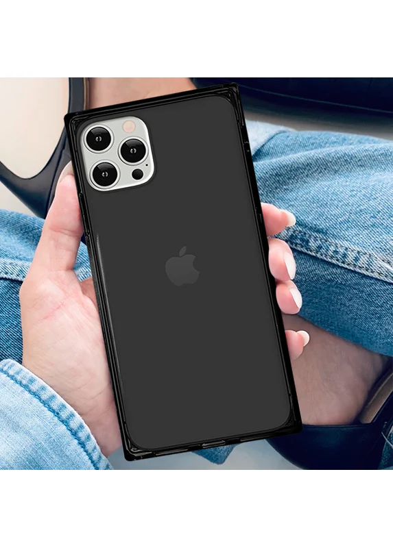 SQUARE® Clear Black iPhone Case - Image 36