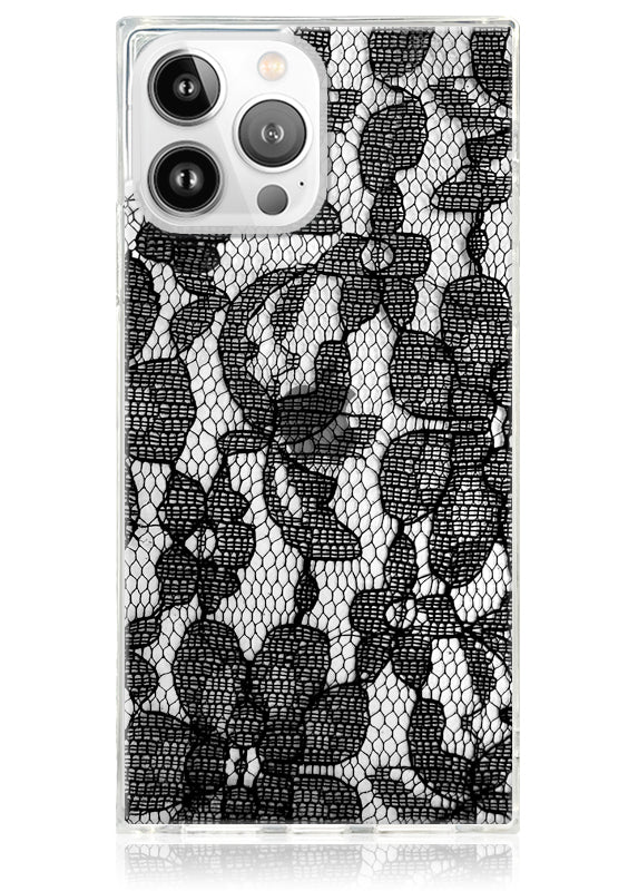 SQUARE® Black Lace iPhone Case - Image 13