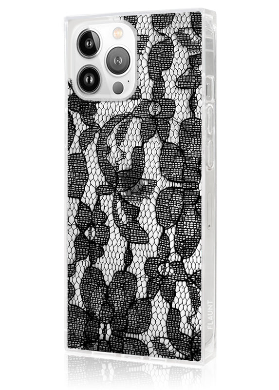 SQUARE® Black Lace iPhone Case - Image 16