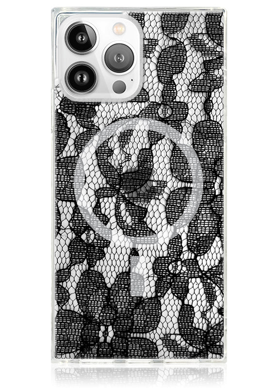 SQUARE® Black Lace iPhone Case - Image 25