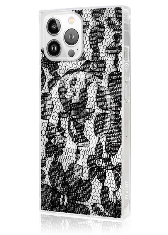 SQUARE® Black Lace iPhone Case - Image 26