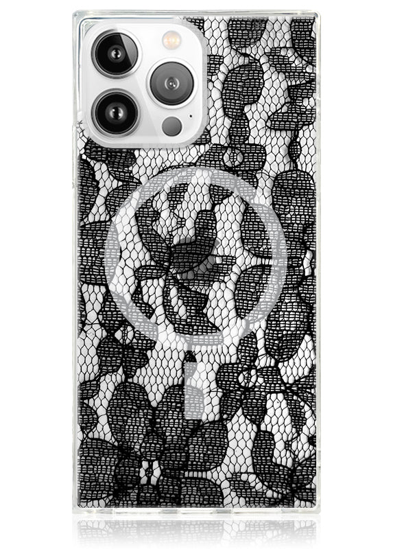 SQUARE® Black Lace iPhone Case - Image 29