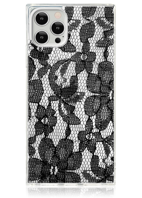 SQUARE® Black Lace iPhone Case - Image 3