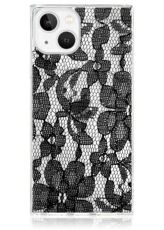 SQUARE® Black Lace iPhone Case - Image 41