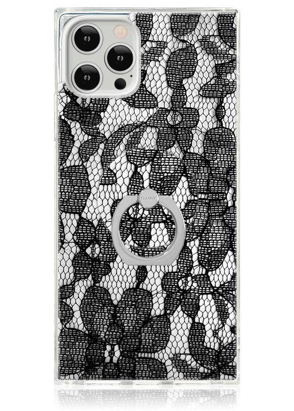 SQUARE® Black Lace iPhone Case - Image 48