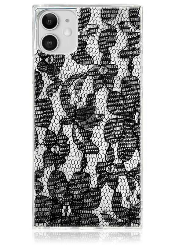 SQUARE® Black Lace iPhone Case - Image 5