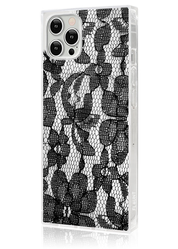 SQUARE® Black Lace iPhone Case - Image 8
