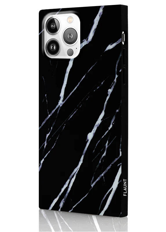 SQUARE® Black Marble iPhone Case - Image 28
