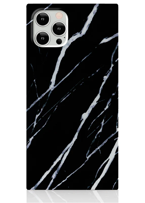 SQUARE® Black Marble iPhone Case - Image 3