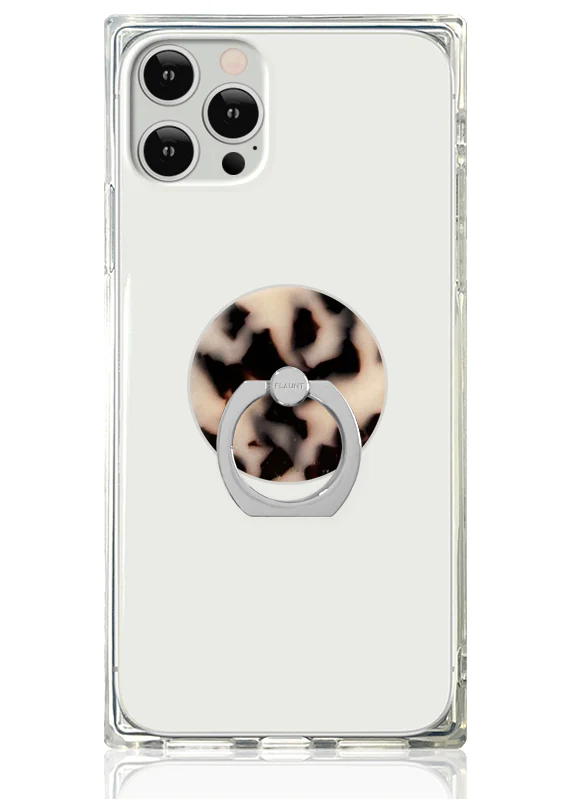 Blonde Tortoise Shell Adhesive Phone Ring Stand - Image 2