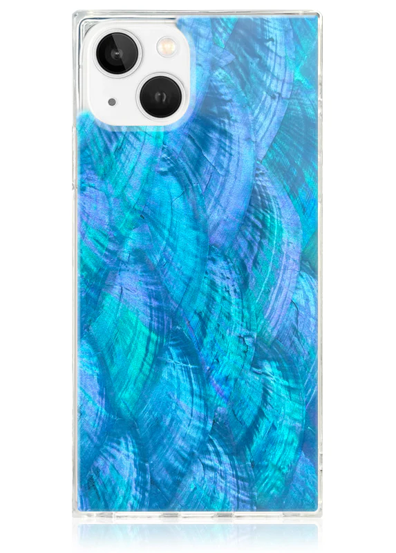 SQUARE® Blue Mother of Pearl iPhone Case - Image 15