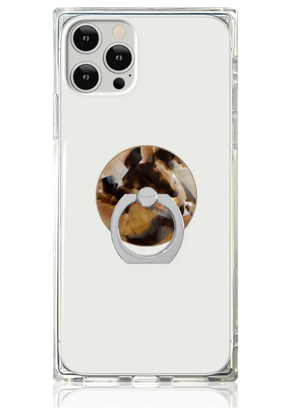 Brown Abalone Shell Adhesive Phone Ring Stand - Image 2