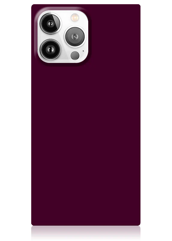 SQUARE® Burgundy iPhone Case - Image 3