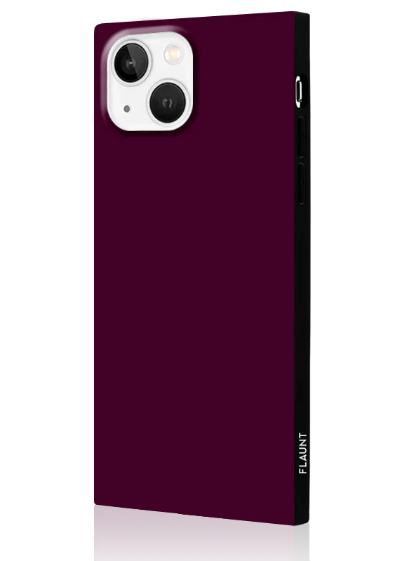 SQUARE® Burgundy iPhone Case - Image 36