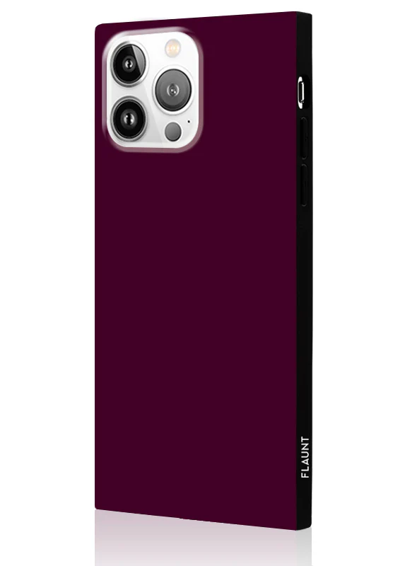 SQUARE® Burgundy iPhone Case - Image 4
