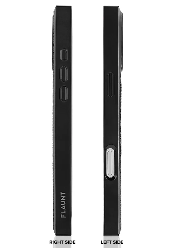 Elite Collection - SQUARE® Black Crystal Elegance iPhone Case - Image 26