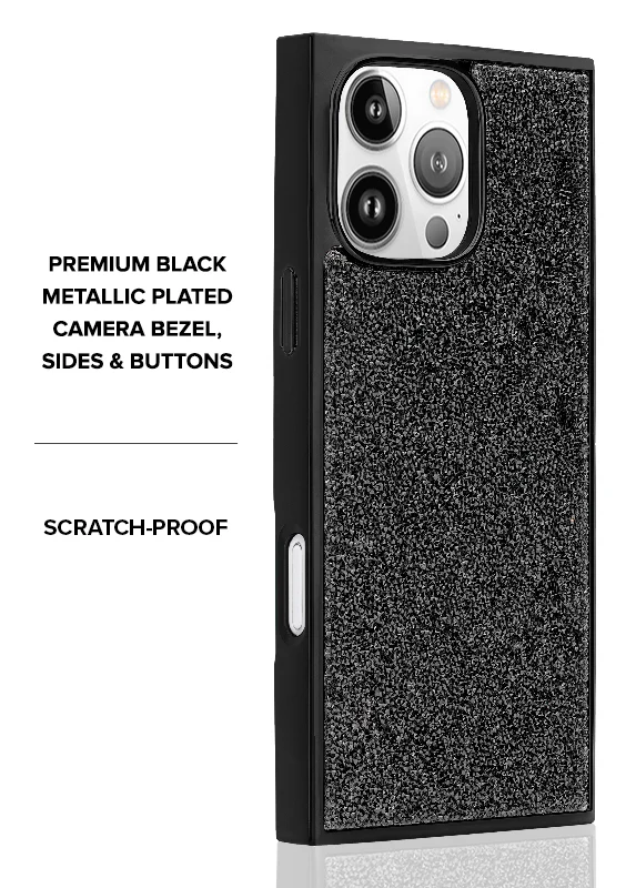 Elite Collection - SQUARE® Black Crystal Elegance iPhone Case - Image 34