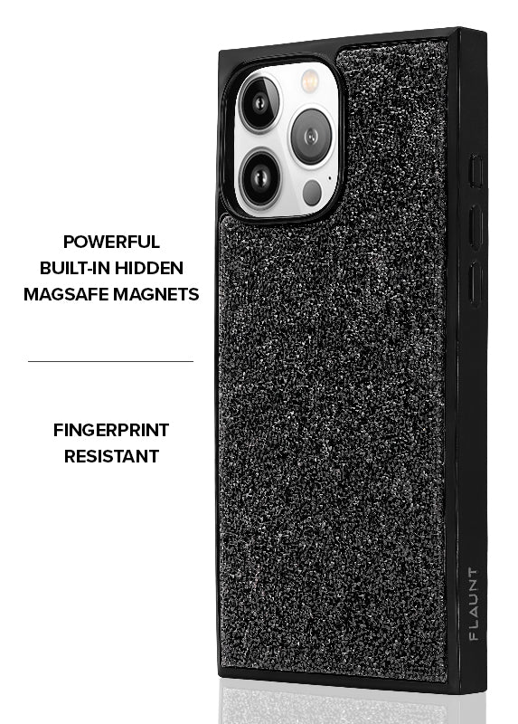 Elite Collection - SQUARE® Black Crystal Elegance iPhone Case - Image 53