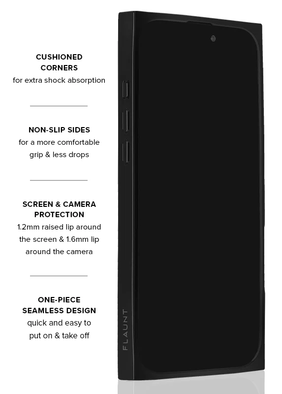 Elite Collection - SQUARE® Black Crystal Elegance iPhone Case - Image 55