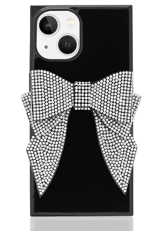 Elite Collection - SQUARE® Black Velvet Bow Brilliance iPhone Case (Not MagSafe Compatible) - Image 36