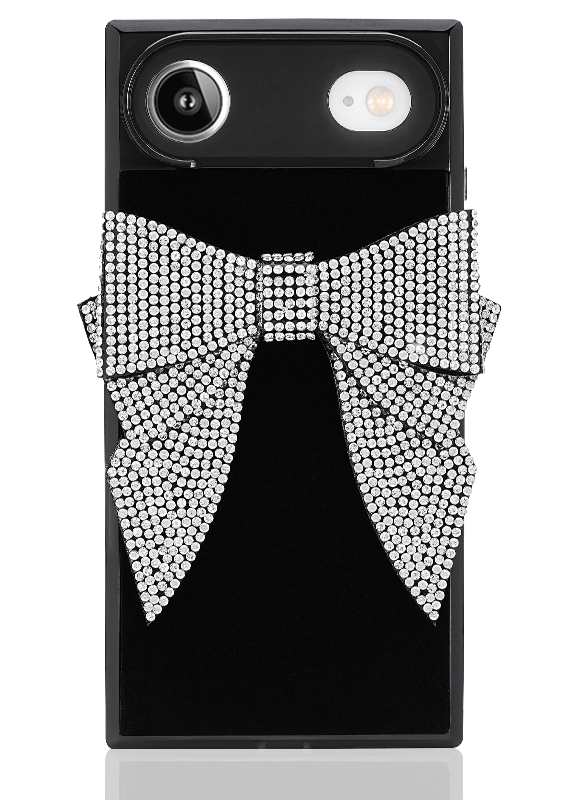 Elite Collection - SQUARE® Black Velvet Bow Brilliance iPhone Case (Not MagSafe Compatible) - Image 8