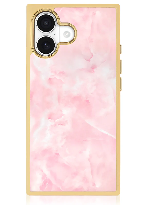 Elite Collection - SQUARE® Gilded Faux Rose Quartz iPhone Case - Image 19