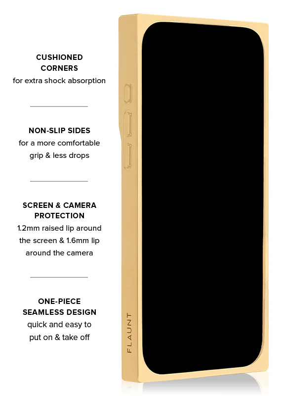 Elite Collection - SQUARE® Gilded Faux Rose Quartz iPhone Case - Image 7