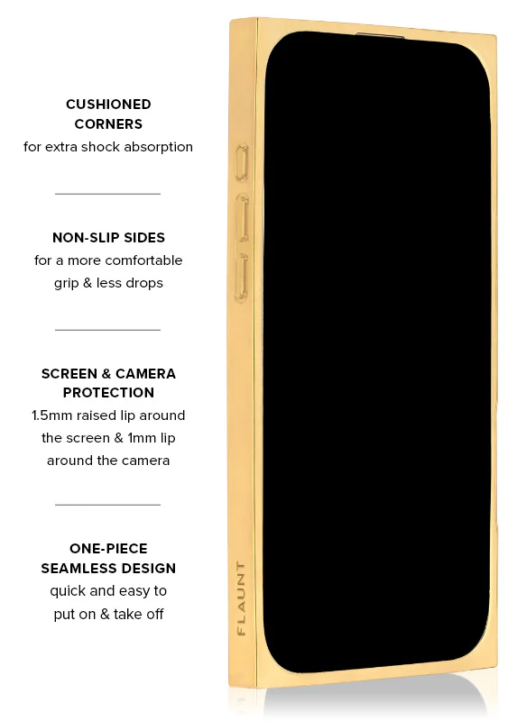 Elite Collection - SQUARE® Gilded Gold Faux Croc Elegance iPhone Case - Image 43