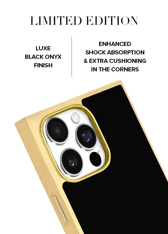 Elite Collection - SQUARE® Gilded Onyx Elegance iPhone Case - Image 21