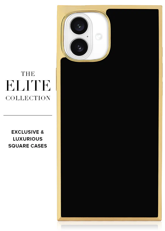 Elite Collection - SQUARE® Gilded Onyx Elegance iPhone Case - Image 29