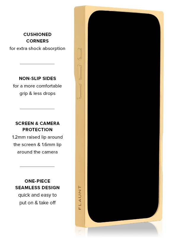 Elite Collection - SQUARE® Gilded Onyx Elegance iPhone Case - Image 7