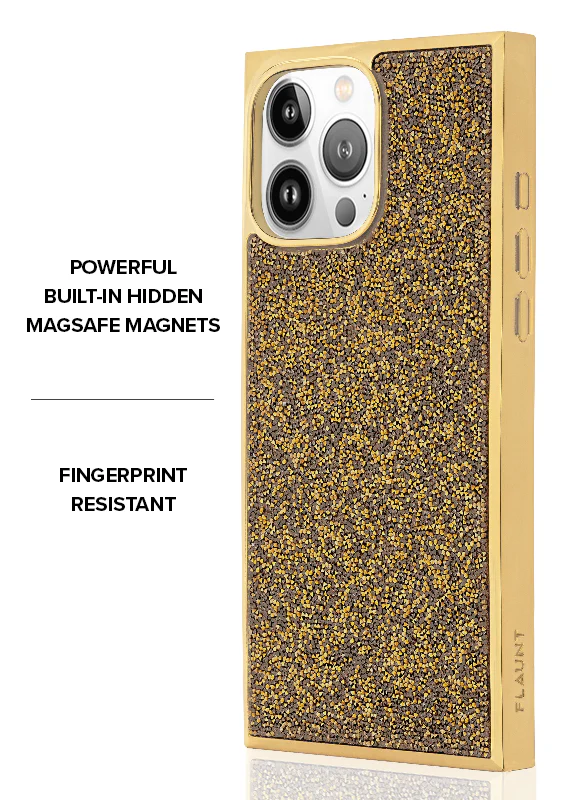 Elite Collection - SQUARE® Gold Crystal Elegance iPhone Case - Image 32