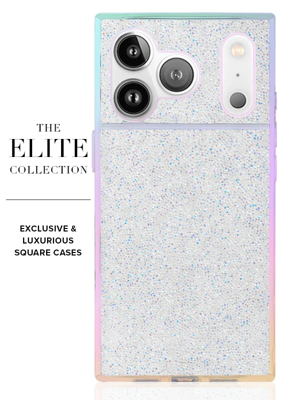 Elite Collection - SQUARE® Iridescent Crystal Elegance iPhone Case - Image 11
