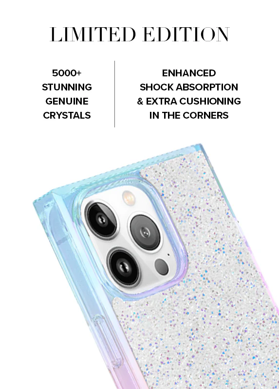 Elite Collection - SQUARE® Iridescent Crystal Elegance iPhone Case - Image 30
