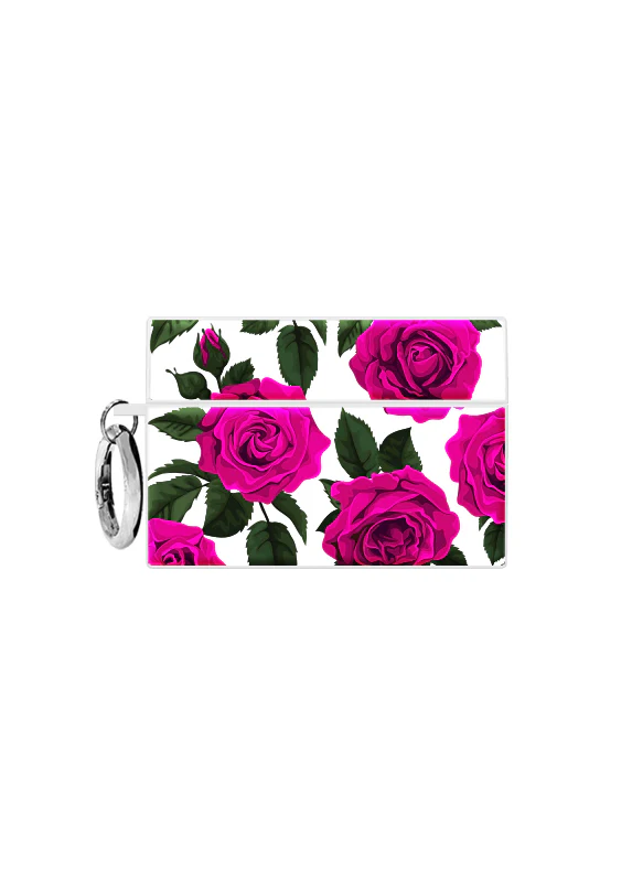 SQUARE® Fuchsia Rose AirPods Case - Image 11