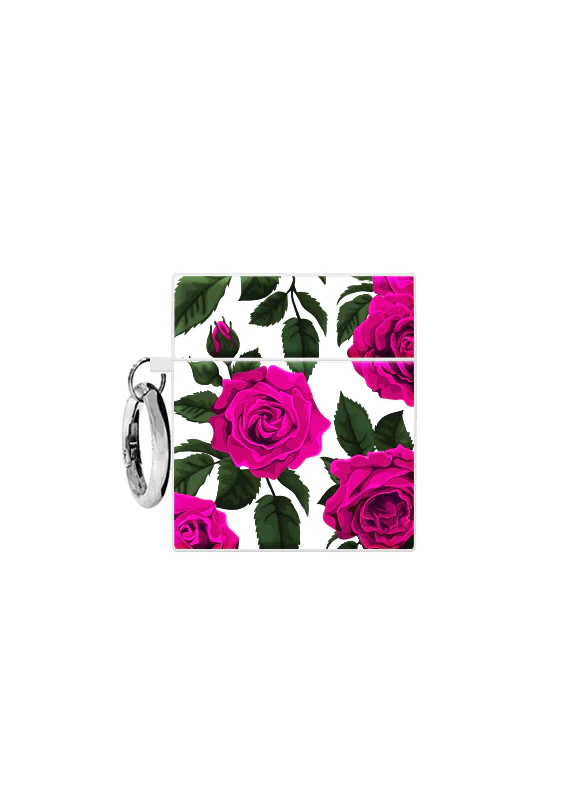 SQUARE® Fuchsia Rose AirPods Case - Image 6