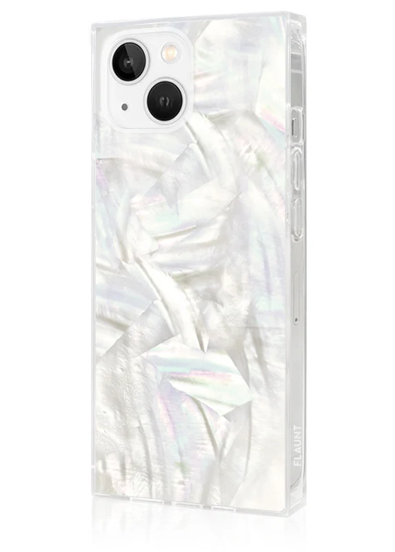 SQUARE® Geo White Mother of Pearl iPhone Case - Image 22