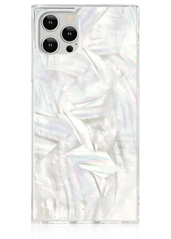 SQUARE® Geo White Mother of Pearl iPhone Case - Image 29