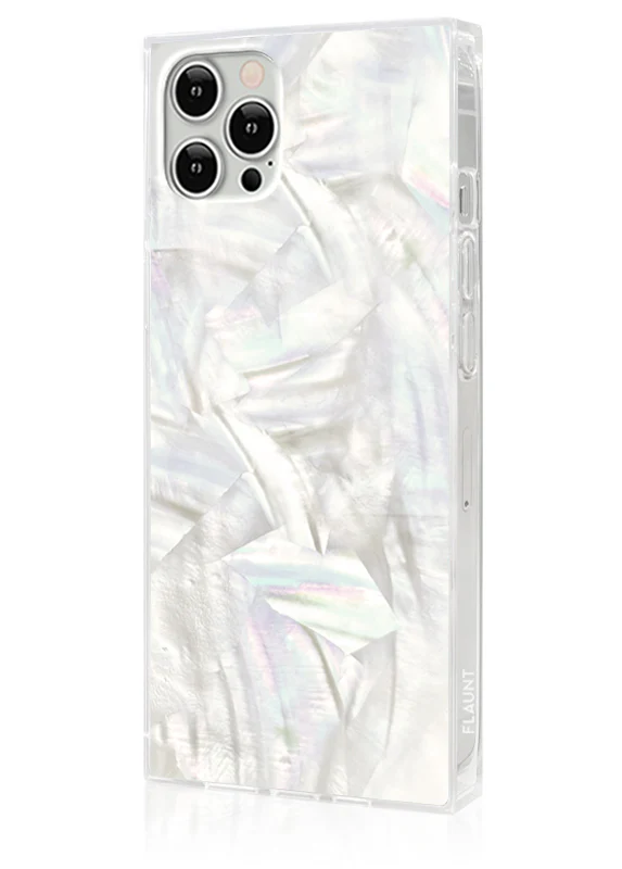 SQUARE® Geo White Mother of Pearl iPhone Case - Image 30