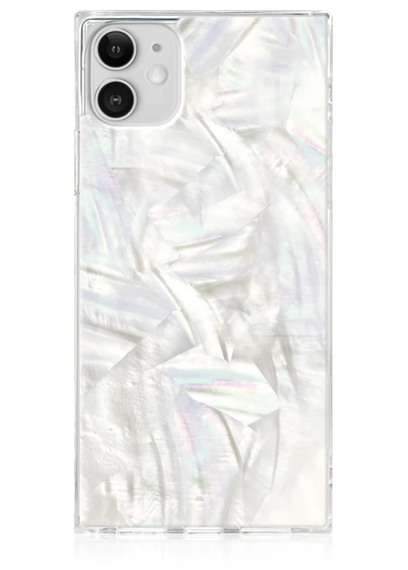 SQUARE® Geo White Mother of Pearl iPhone Case - Image 31