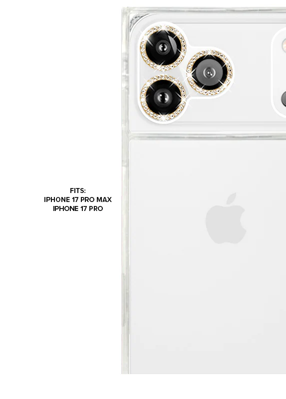 Gold Crystal Camera Lens Protectors - Image 2