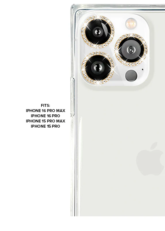 Gold Crystal Camera Lens Protectors - Image 5