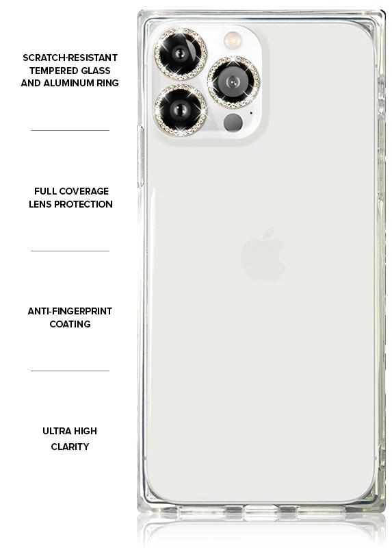 Gold Crystal Camera Lens Protectors - Image 6