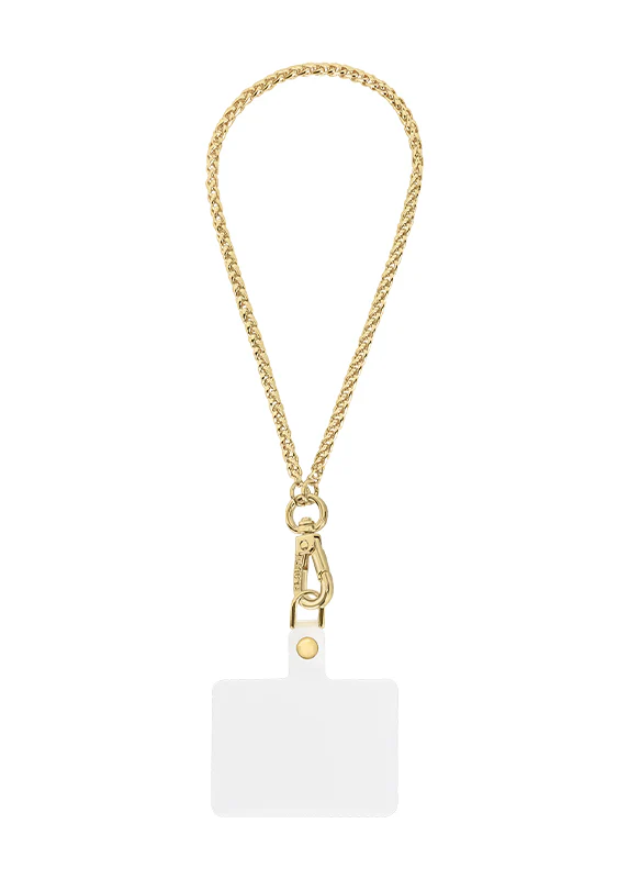 Gold Wheat Chain Phone Charm - Image 5