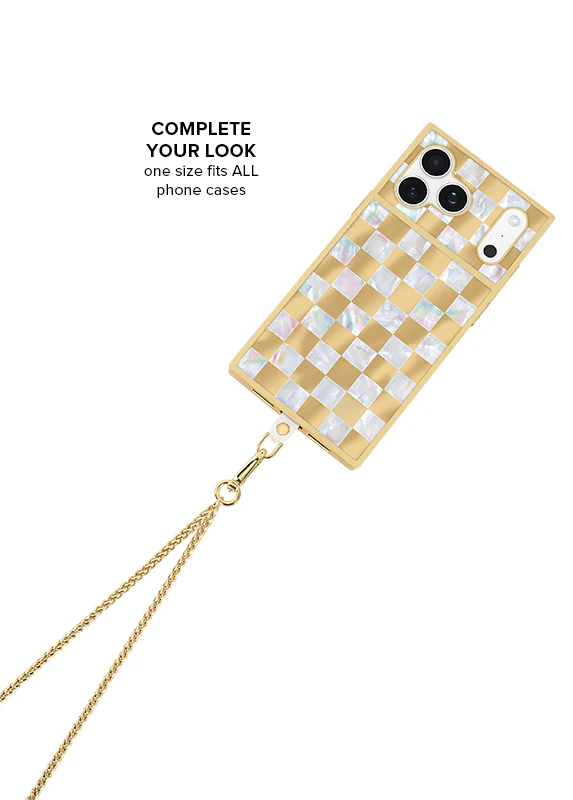 Gold Wheat Chain Phone Crossbody - Image 4