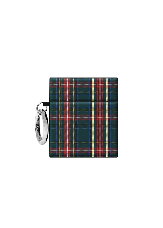SQUARE® Green Plaid AirPods Case - Image 6