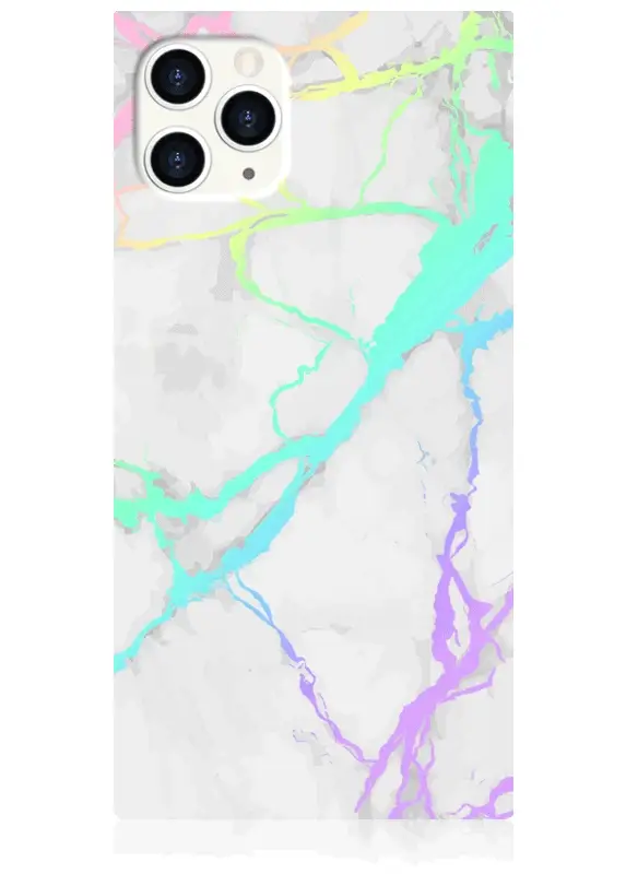 SQUARE® Holographic Marble iPhone Case - Image 19